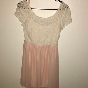 Speckled spring dress